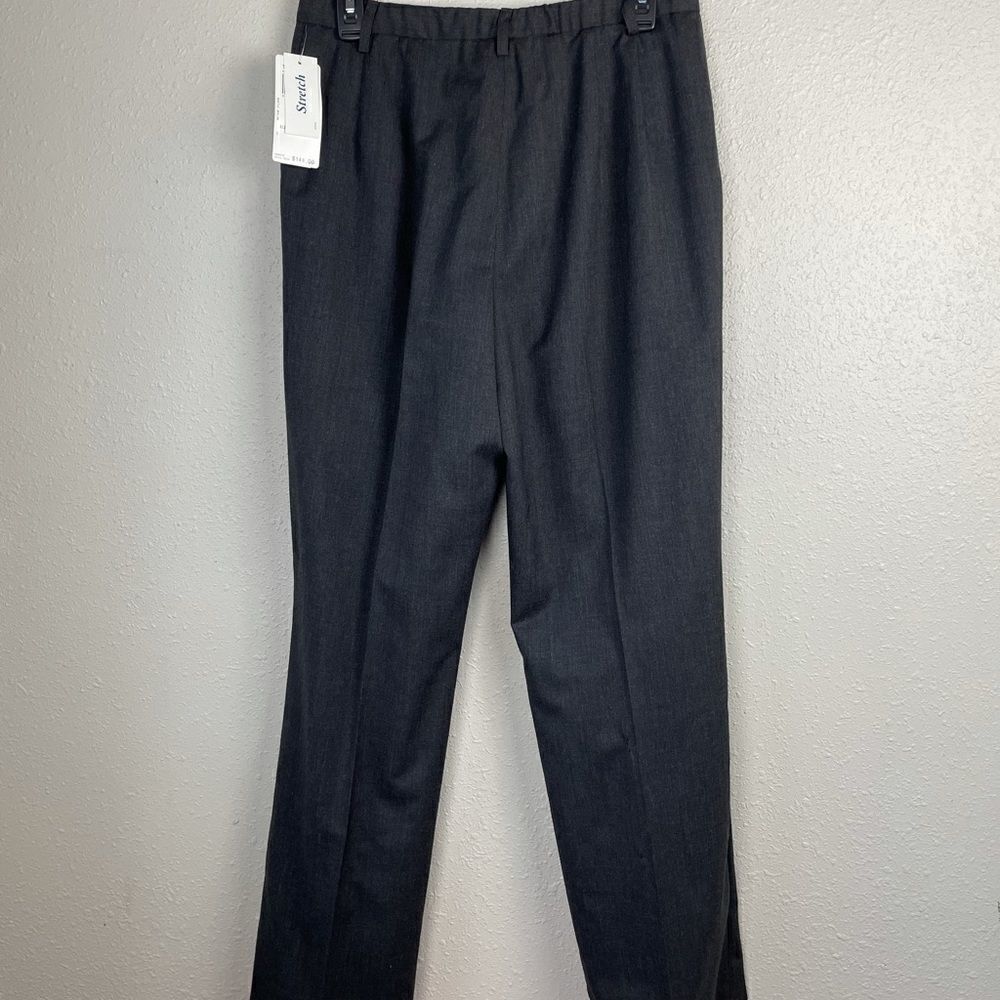 NWT Pendleton Gray Wool Stretch Slacks Size 8 NWT - image 5